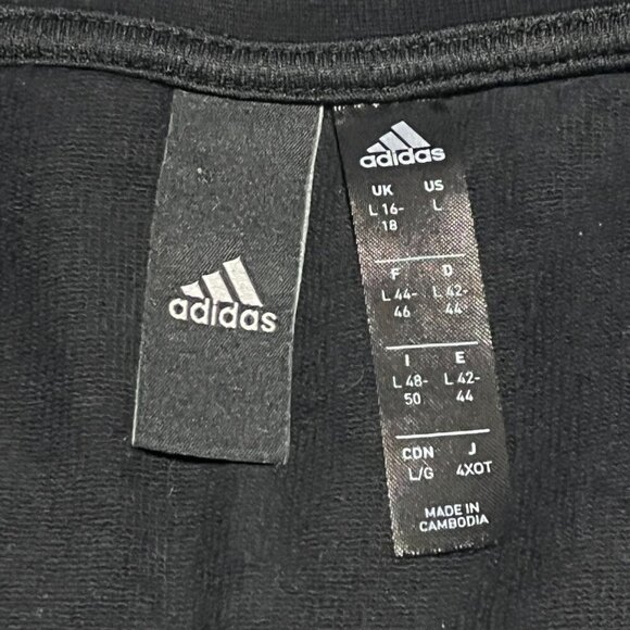 Adidas Black Woman'sSportswear Winners Badge of Sport Crew Sweatshirt Size L - Picture 13 of 16